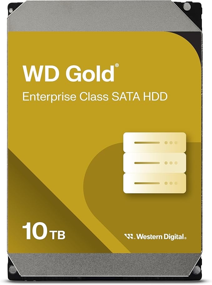 Western Digital WD Gold Enterprise Class Internal Hard Drive (3.5 inch) (10 TB) — product photo